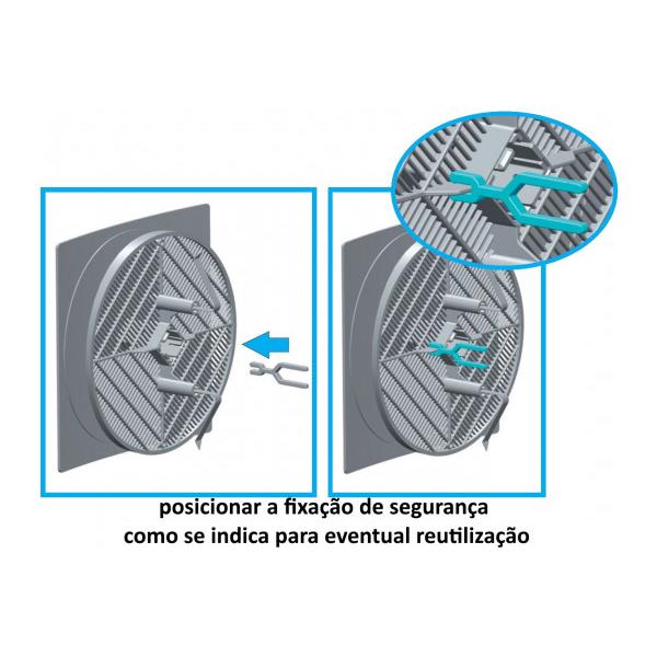 Grelha de ventilação Estética Futur125