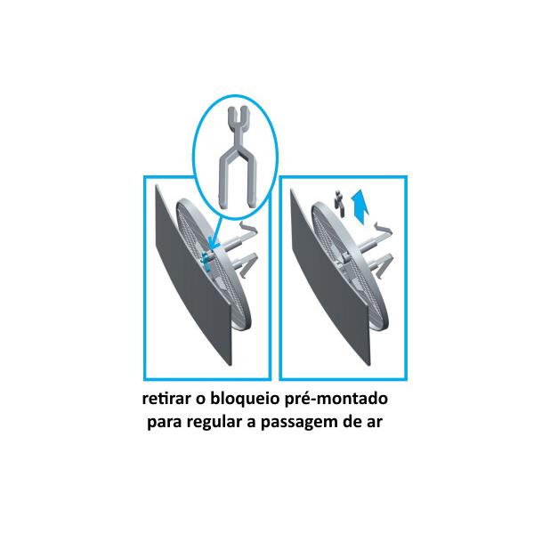 Grelha de ventilação Estética Futur125