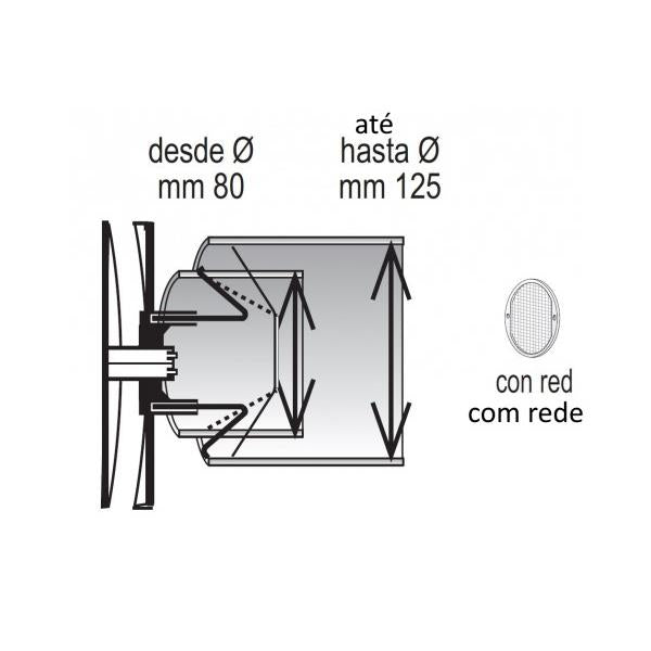 Grelha de ventilação Estética Futur125