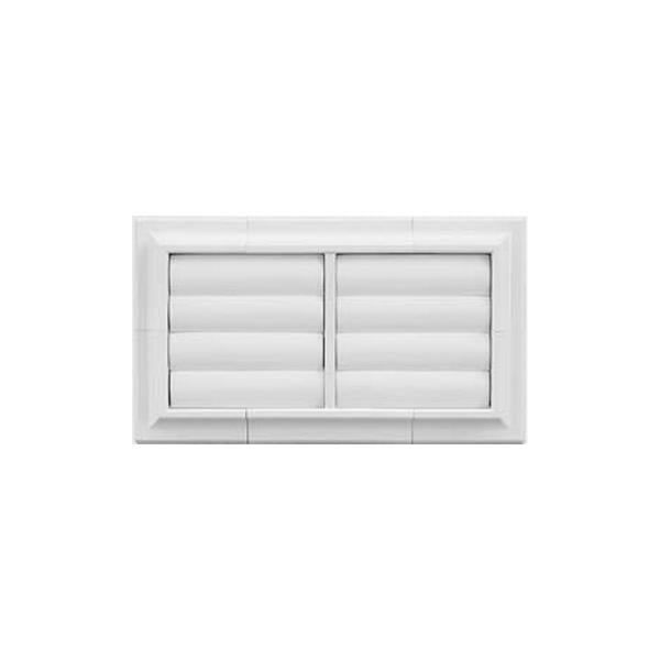 Grelha de ventilação Alhetas de Gravidade Tipo S em PVC