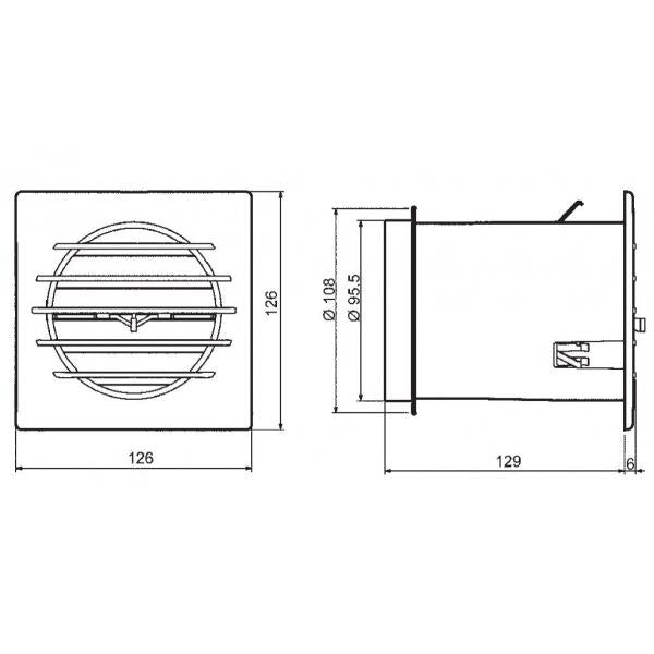 Grelha de ventilação Termostática - Air Control