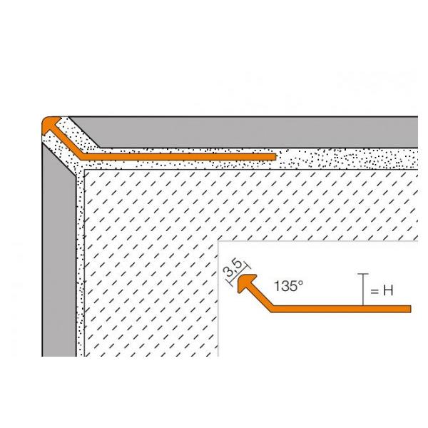 Perfil Schluter Finec MGS