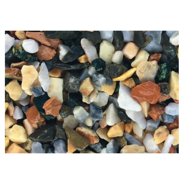 Pedra Triturada Multicolor
