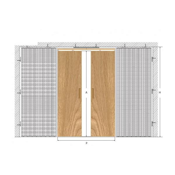 Cassete/Caixilho Kriket Duplo Reboco