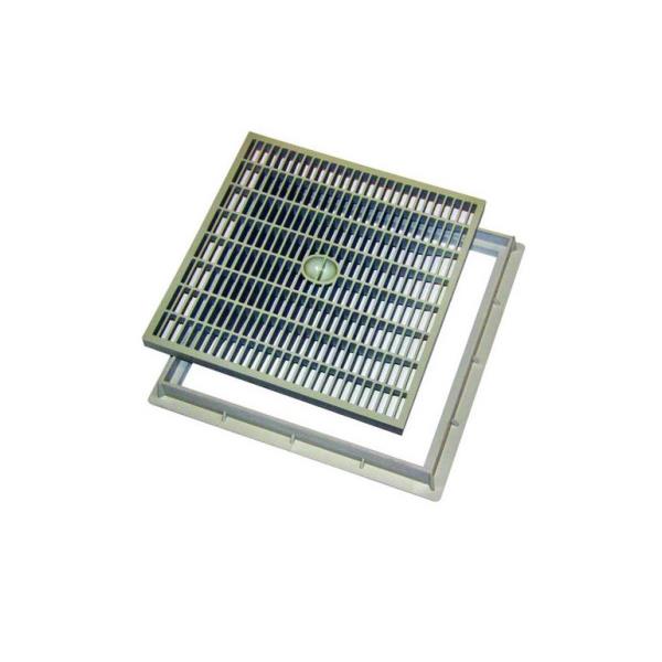 Grelha + aro em PP - Cinza