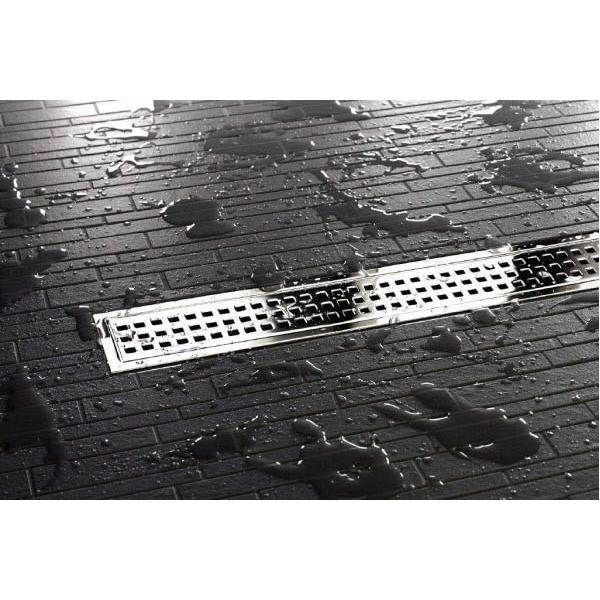 Remates e coberturas para escoamentos Kerdi-line - modelos A, B e C - SCHLÜTER