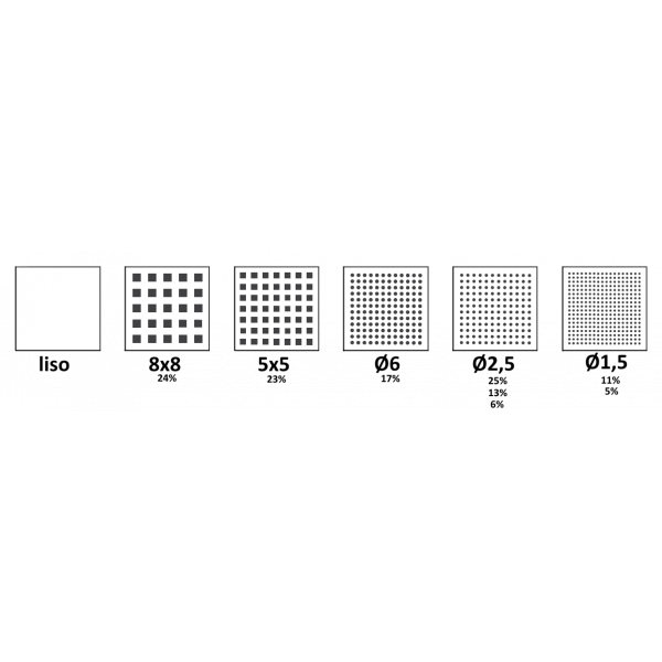 Teto metálico - Sicília clip-in