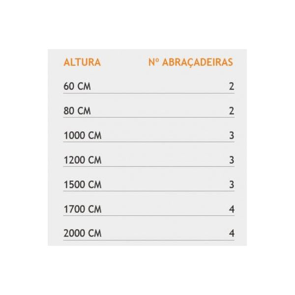 Poste Plastificado 60 x 60 MM