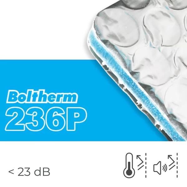 Manta termoacústica com alumínio - 235, 236P, 509 e 820 - BOLTHERM