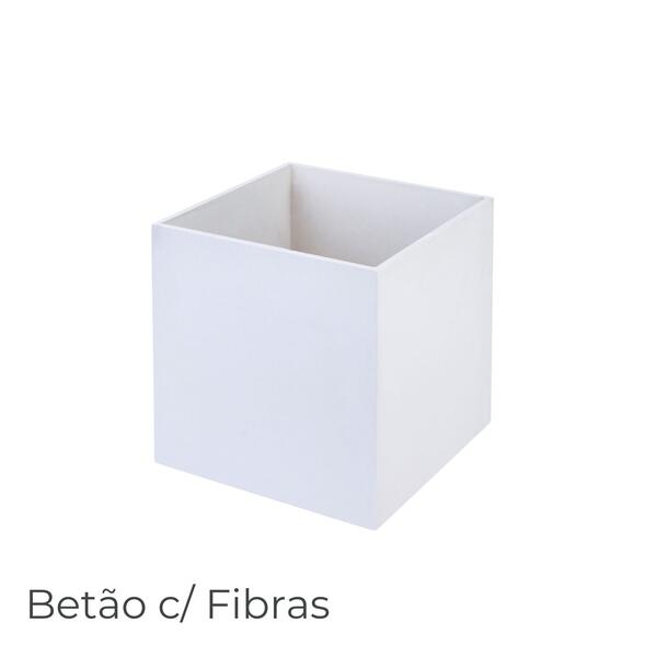 Floreira de betão e fibras