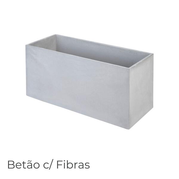 Floreira de betão e fibras
