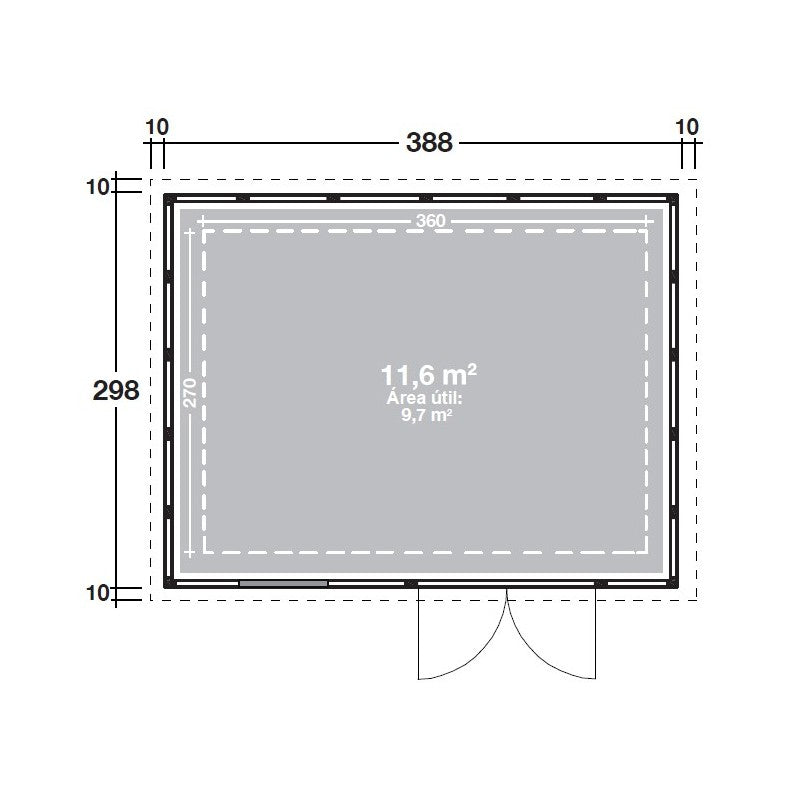 Abrigo de Jardim - NH10