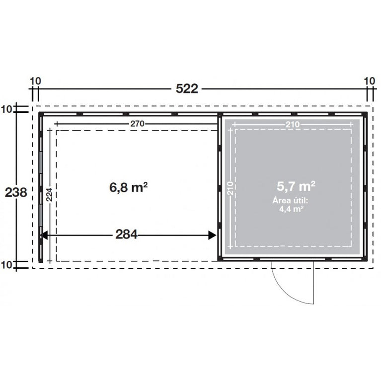Abrigo de Jardim - NH4
