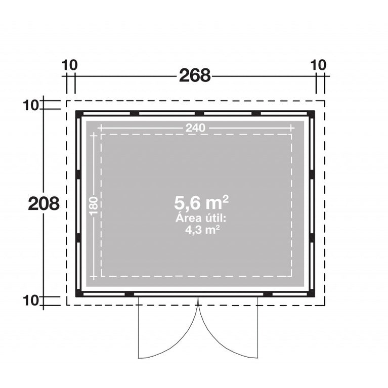Abrigo de Jardim - NH5