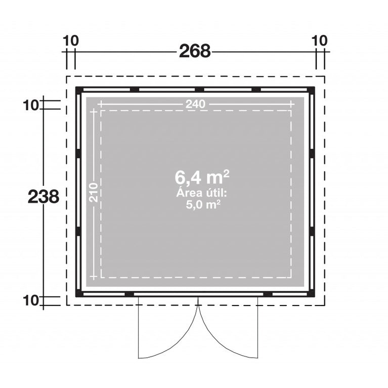Abrigo de Jardim - NH6