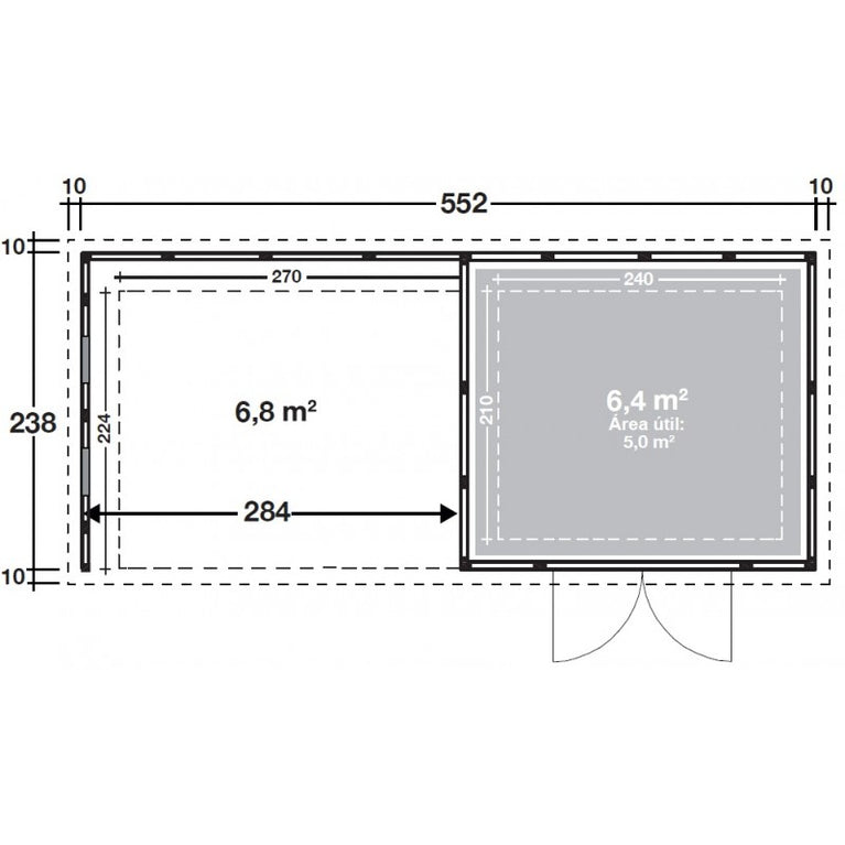 Abrigo de Jardim - NH6