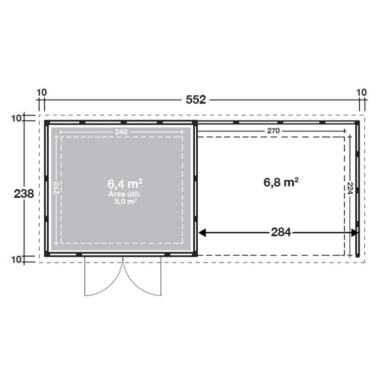 Abrigo de Jardim - NH6