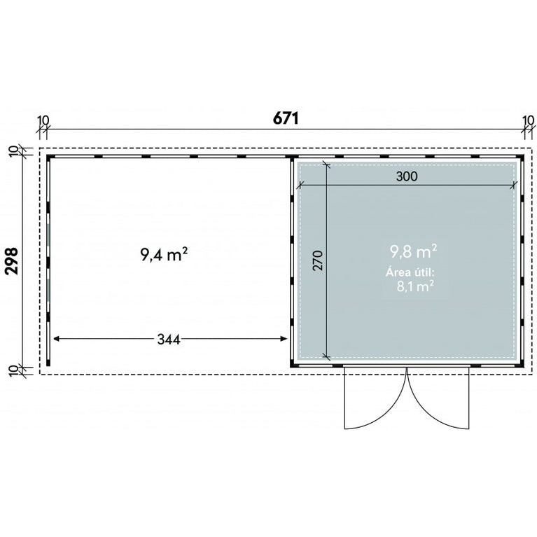 Abrigo de Jardim - NH9