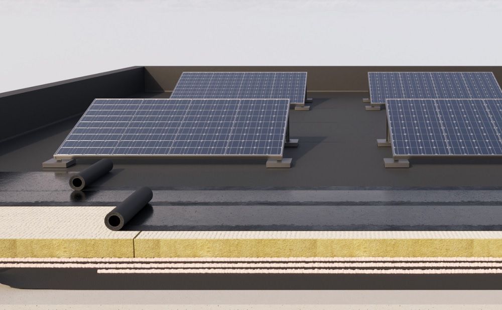 Lã de Rocha Rockwool - Solarrock Energy - 130kg/m³