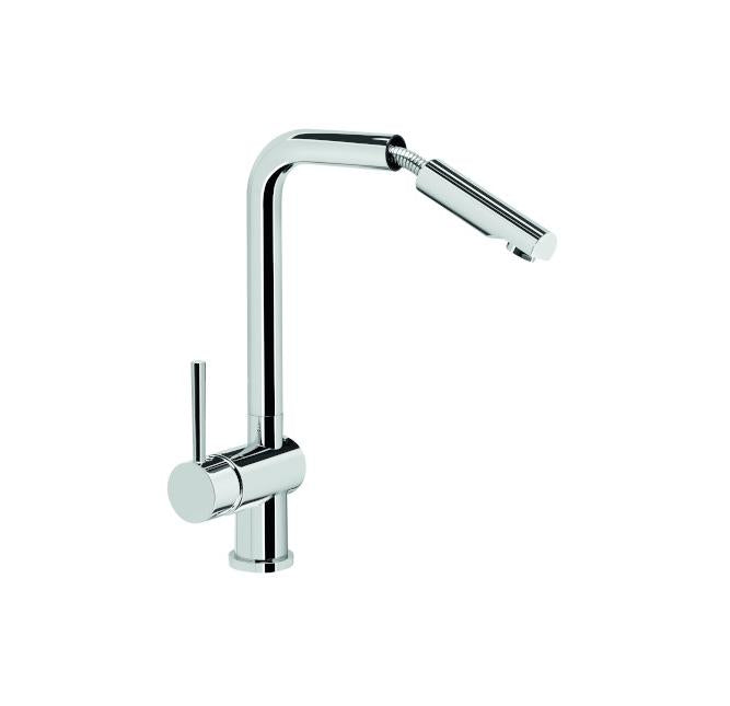 Torneira Monocomando de Banca c/ Chuveiro Extensível - Linha BELL