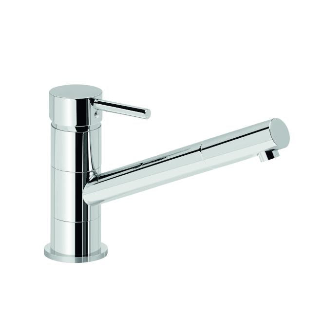 Torneira Monocomando de Banca Bica Horizontal - Linha ONDA