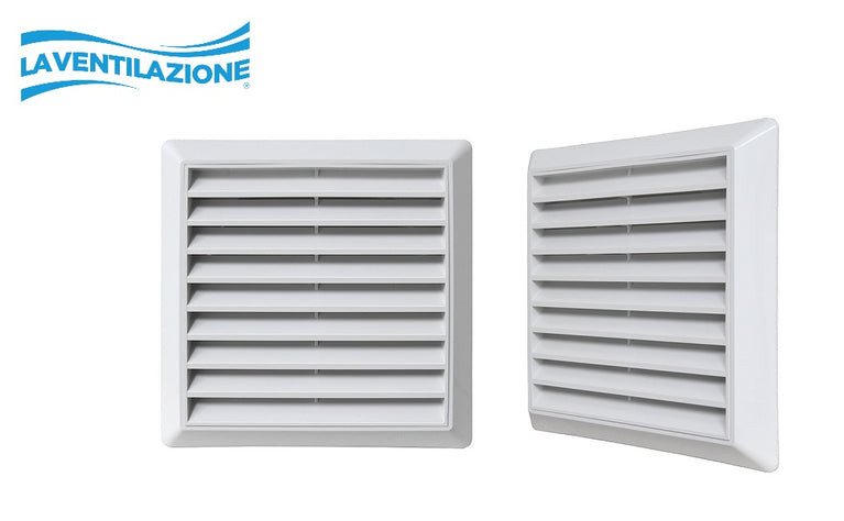 Grelha de Saida PVC - Abas Fixas