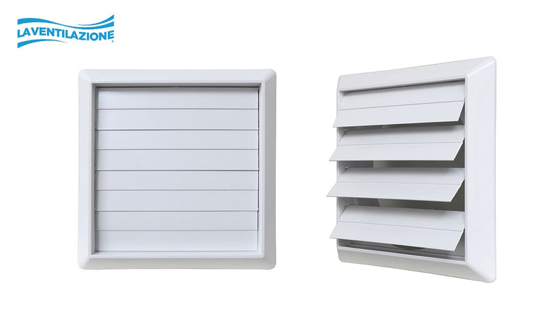 Grelha de Saida PVC - Abas Móveis