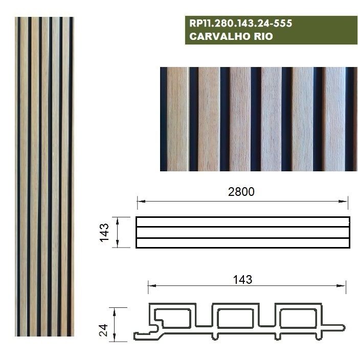 Revestimento PVC - REVDEK WALL RIPADO