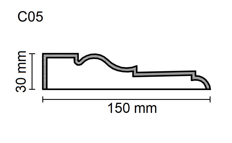 Sanca Exterior em Poliestireno - C05