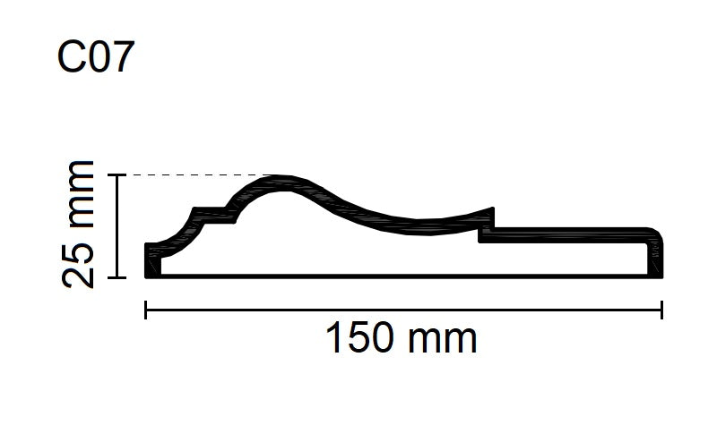 Sanca Exterior em Poliestireno - C07