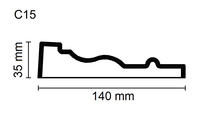 Sanca Exterior em Poliestireno - C15