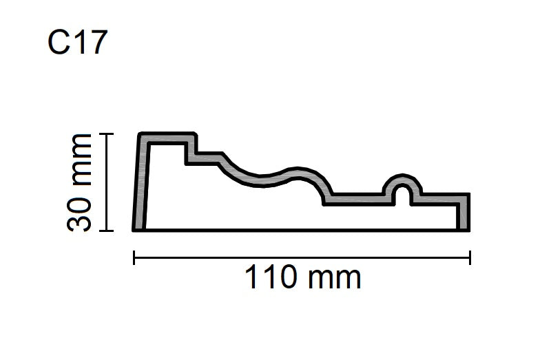 Sanca Exterior em Poliestireno - C17
