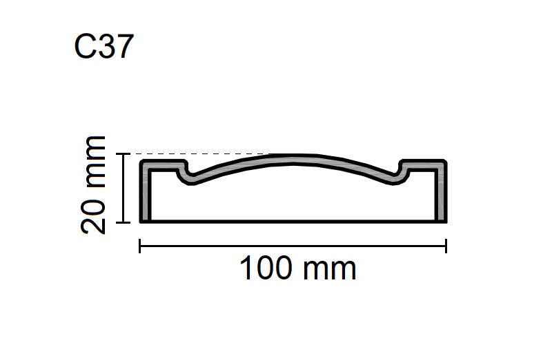 Sanca Exterior em Poliestireno - C37