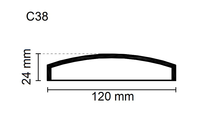 Sanca Exterior em Poliestireno - C38