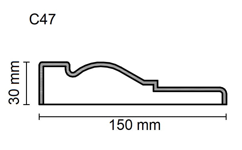 Sanca Exterior em Poliestireno - C47
