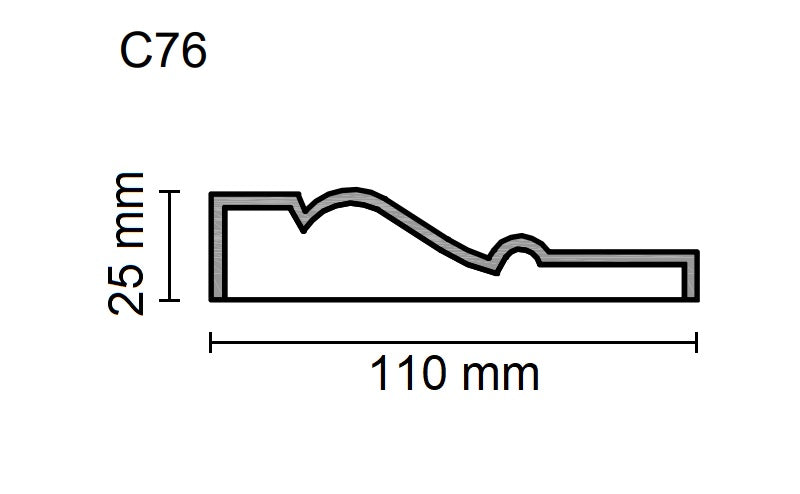 Sanca Exterior em Poliestireno - C76