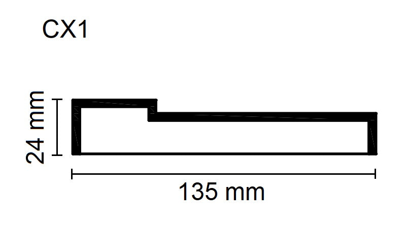 Sanca Exterior em Poliestireno - CX1