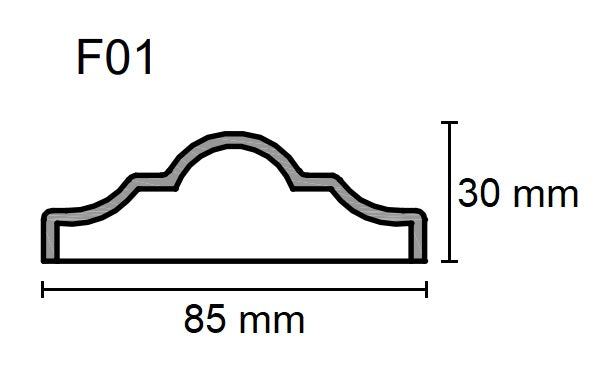 Sanca Exterior em Poliestireno - F01