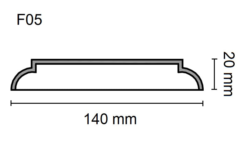Sanca Exterior em Poliestireno - F05