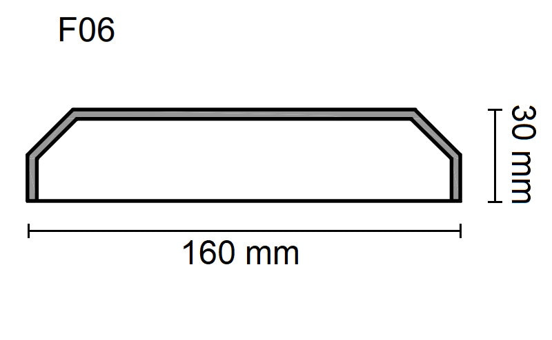 Sanca Exterior em Poliestireno - F06