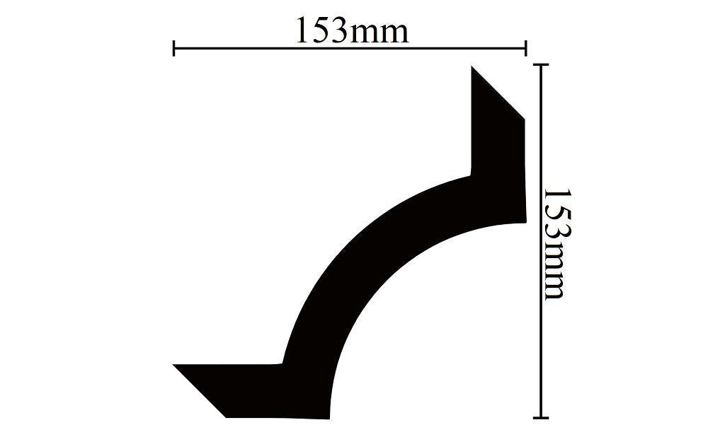 Canto para moldura de parede Arstyl SP3-4 - 10 Caixas