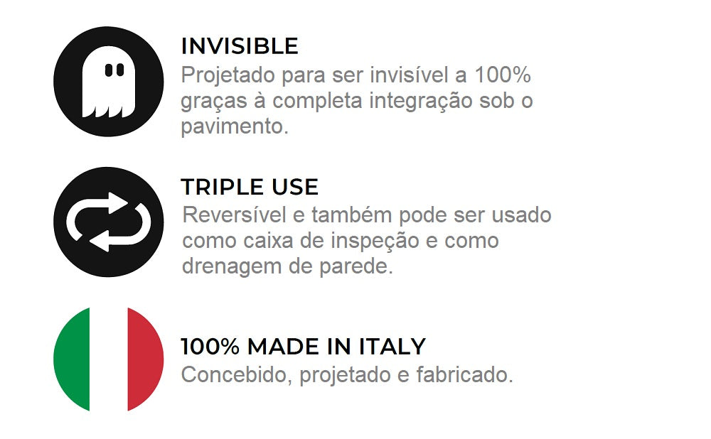 Grelha em PVC - Ghost 130