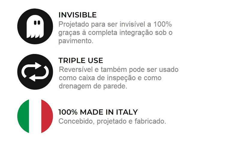 Grelha em PVC - Ghost 130