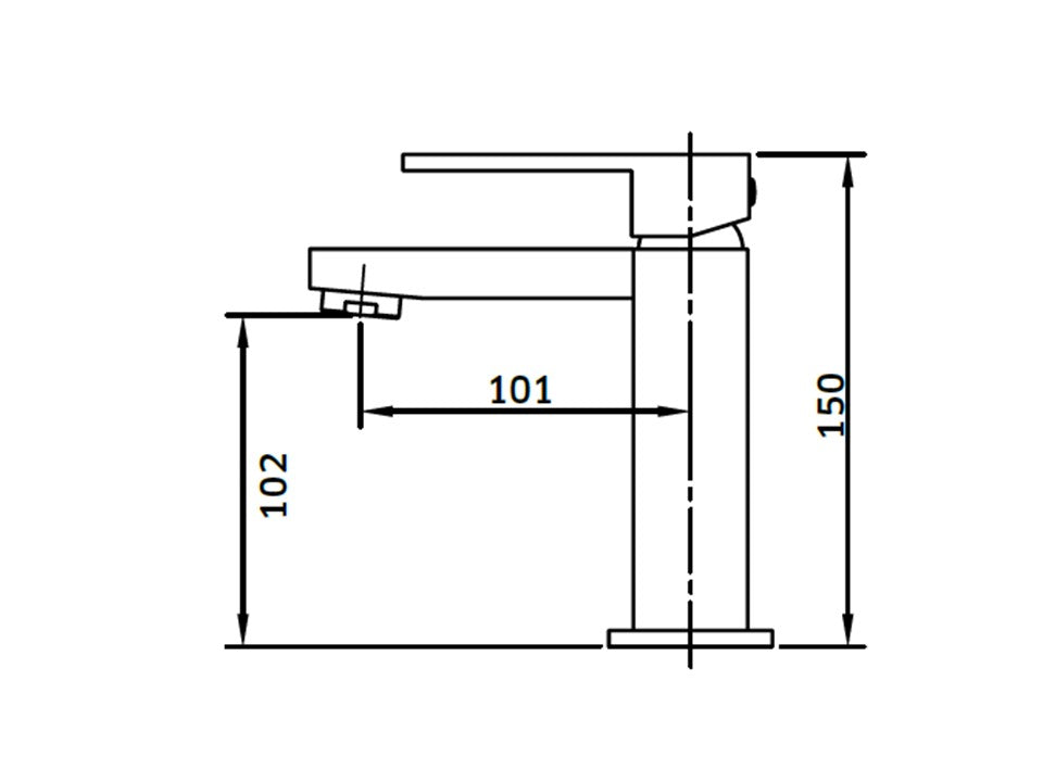 Torneira Monocomando de Lavatório - Linha A4