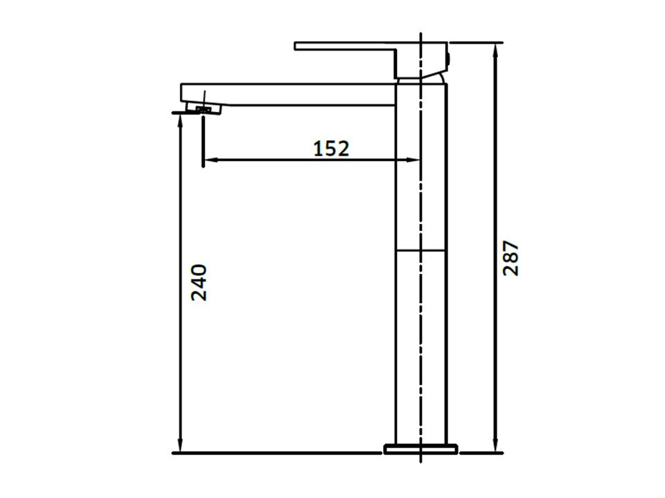 Torneira Monocomando de Lavatório Alto - Linha A4