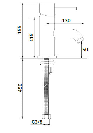 Torneira Monocomando de Lavatório - Linha Domus