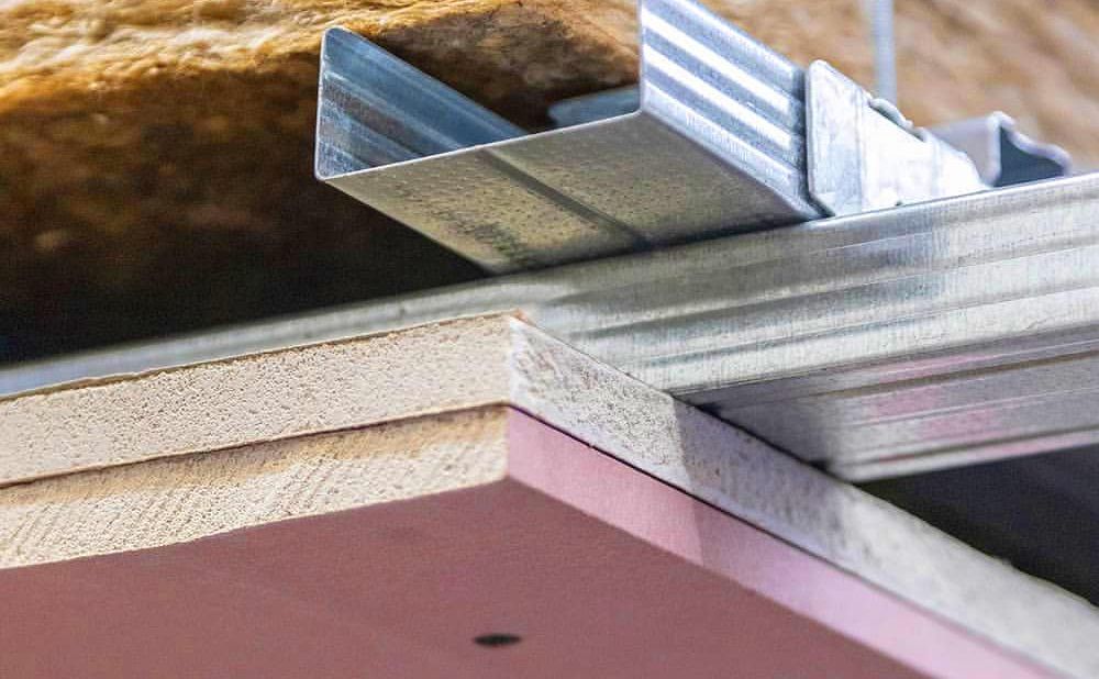 Placa de gesso Gyptec rosa (corta-fogo)