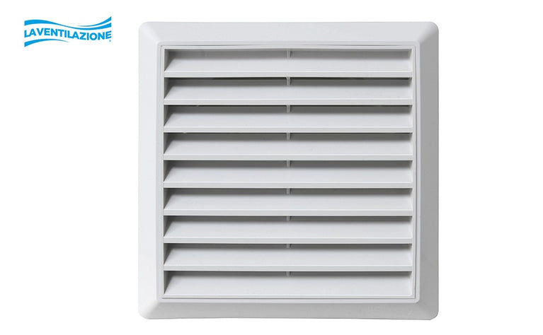 Grelha de Saida PVC - Abas Fixas