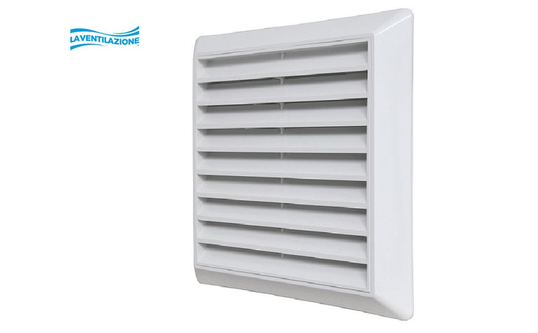 Grelha de Saida PVC - Abas Fixas