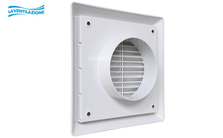 Grelha de Saida PVC - Abas Fixas